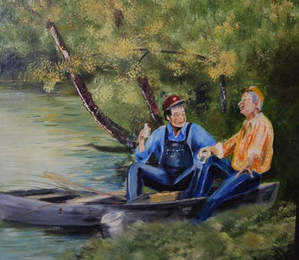 Αποτέλεσμα εικόνας για two friends painting